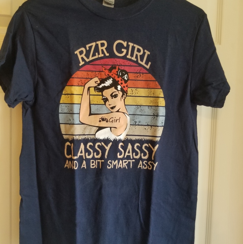 RZR Girl t-shirt, navy